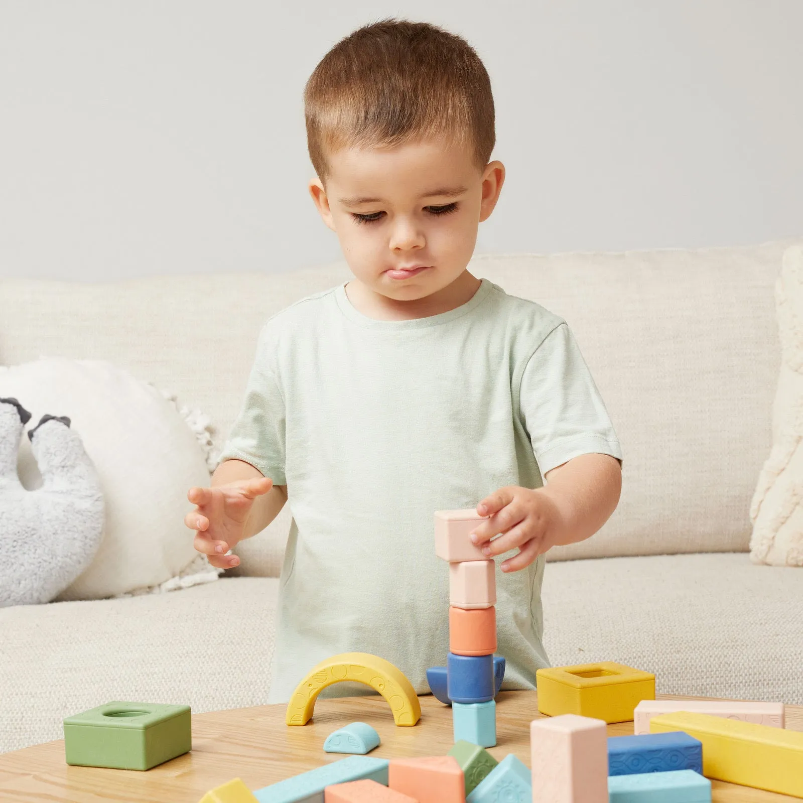 Eco Rattle & Stack Blocks - 12M 