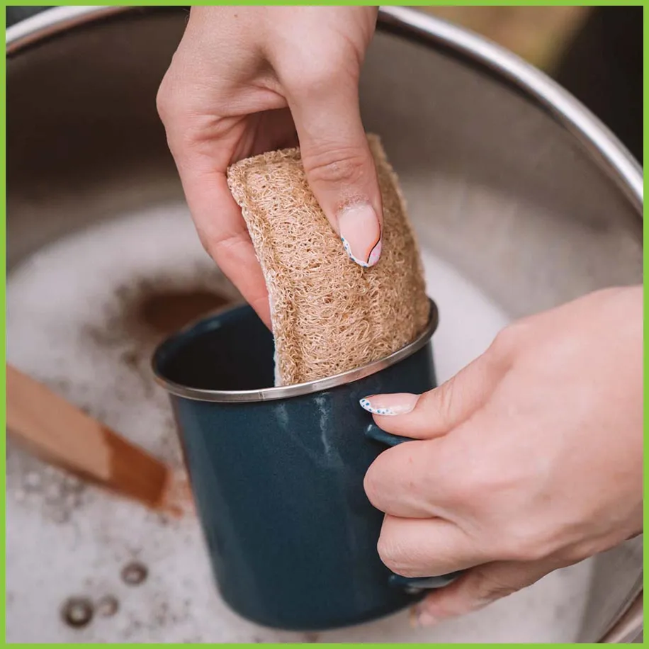 Eco Scrubs - Kitchen Sponge & Scourer - 2 pack - Good Change Store