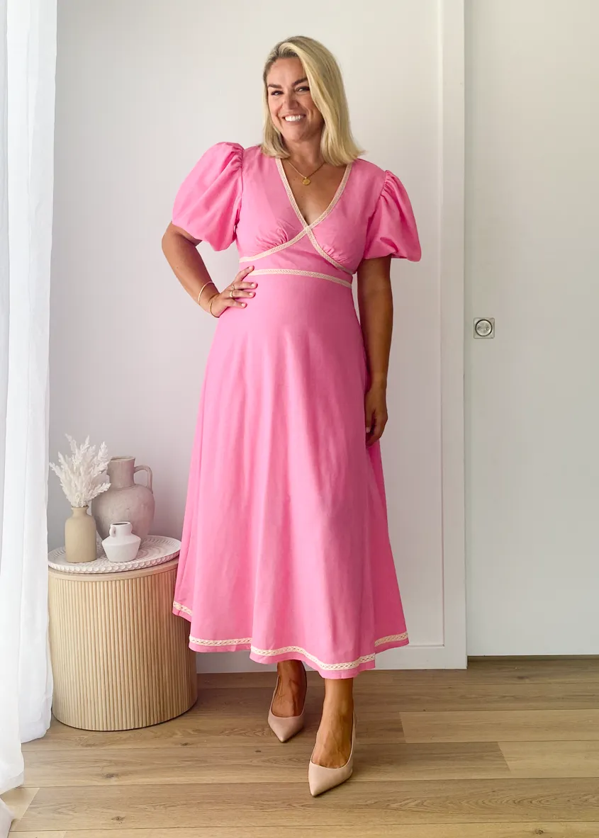 Ellodie Maxi Dress - Pink