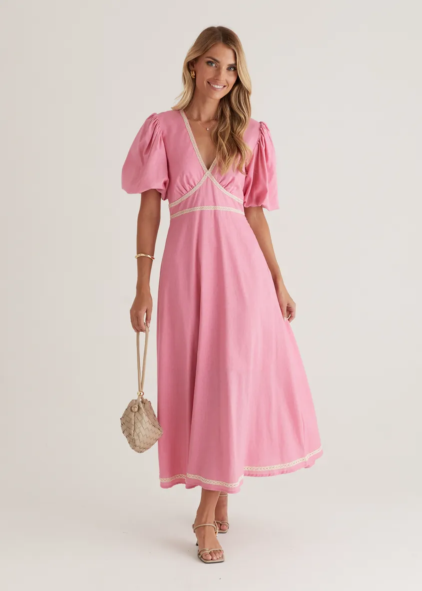 Ellodie Maxi Dress - Pink