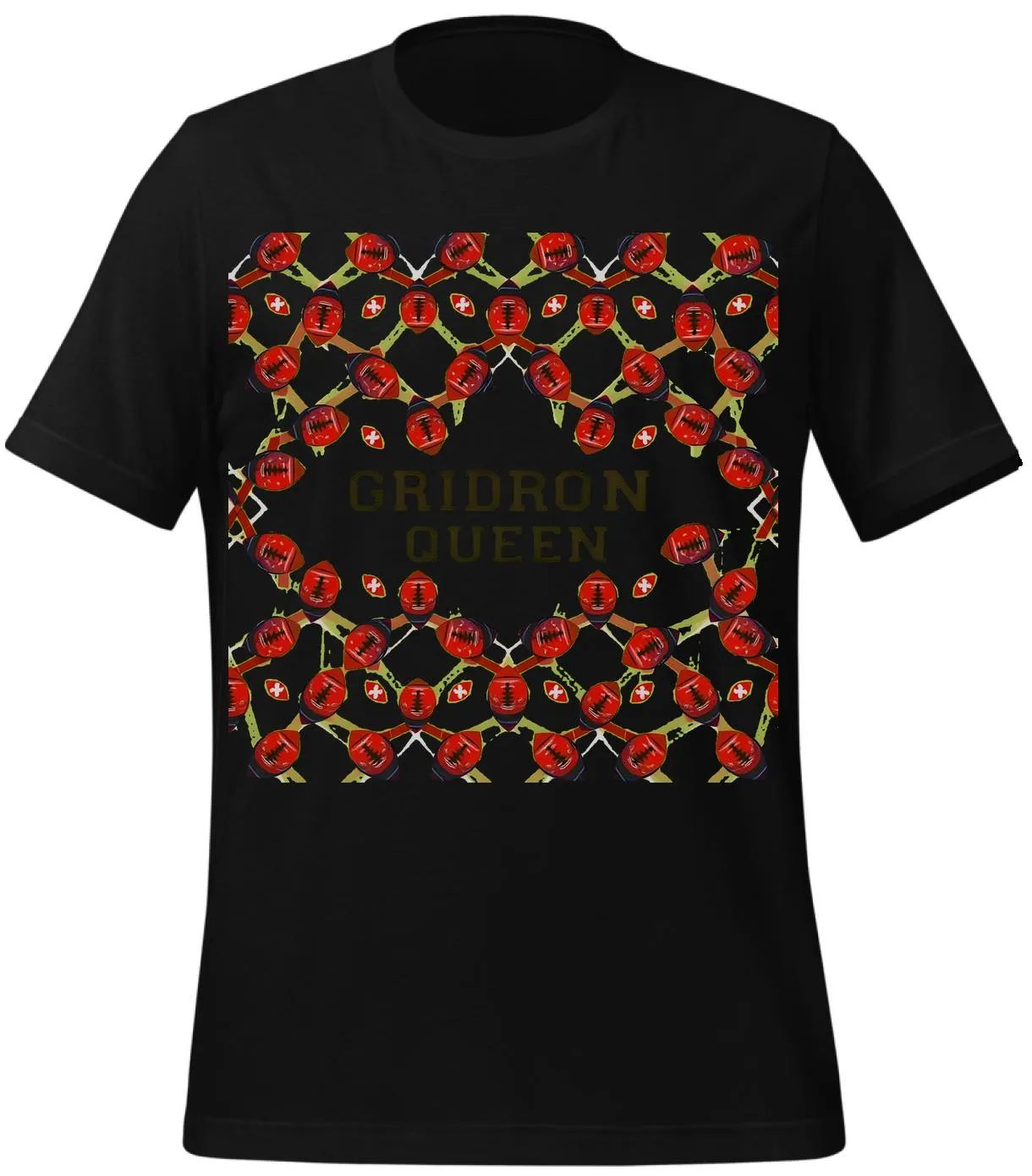 football mom shirts: GRIDIRON QUEEN Design | Classic T-Shirt (Unisex)