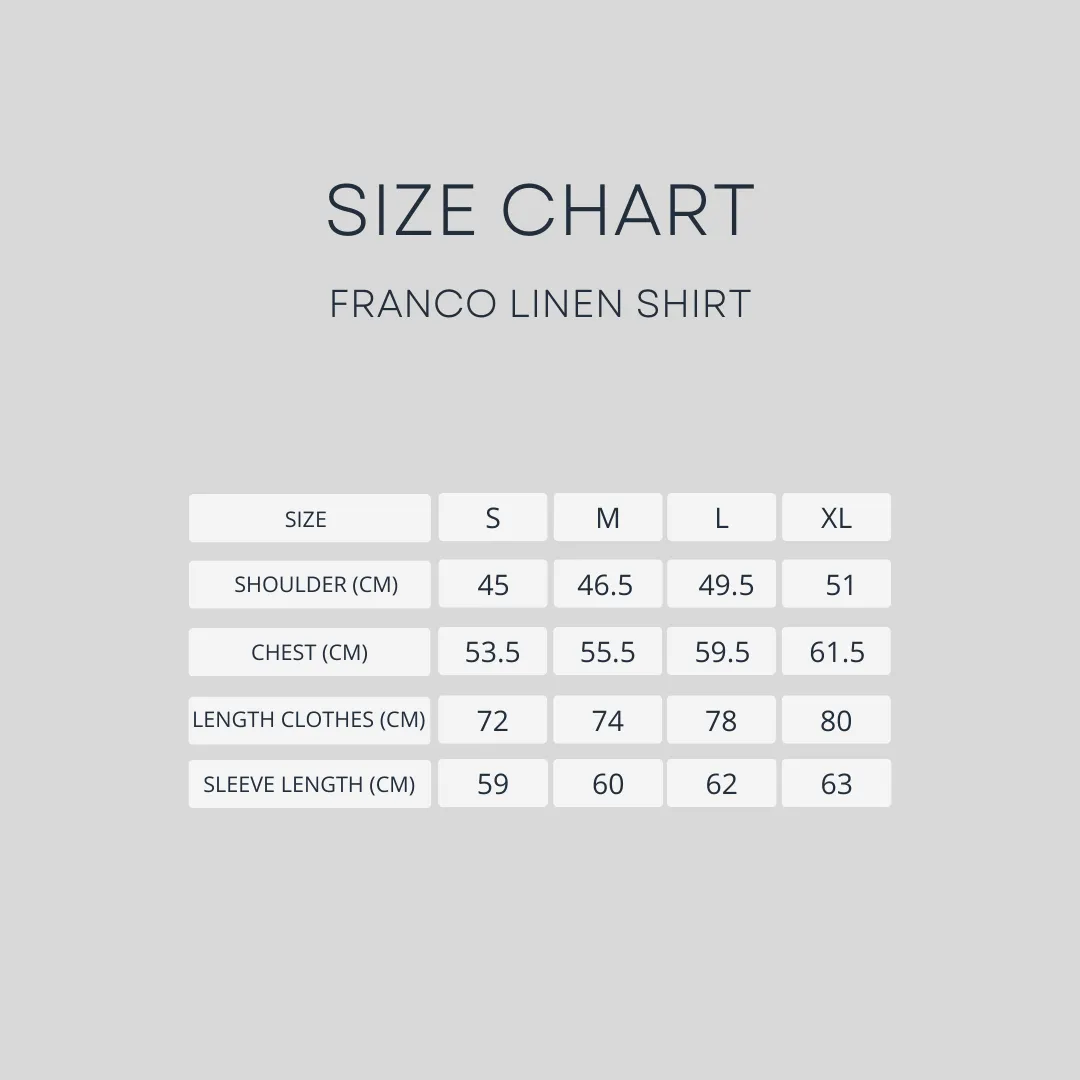Franco Linen Shirt - Light Blue Windsor Collar