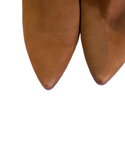 Franco Sarto Brown Sling Back Heels