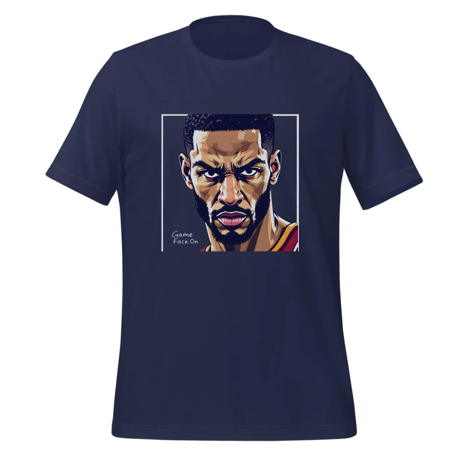 Game Face On Basketball Design | Classic T-Shirt (Unisex)