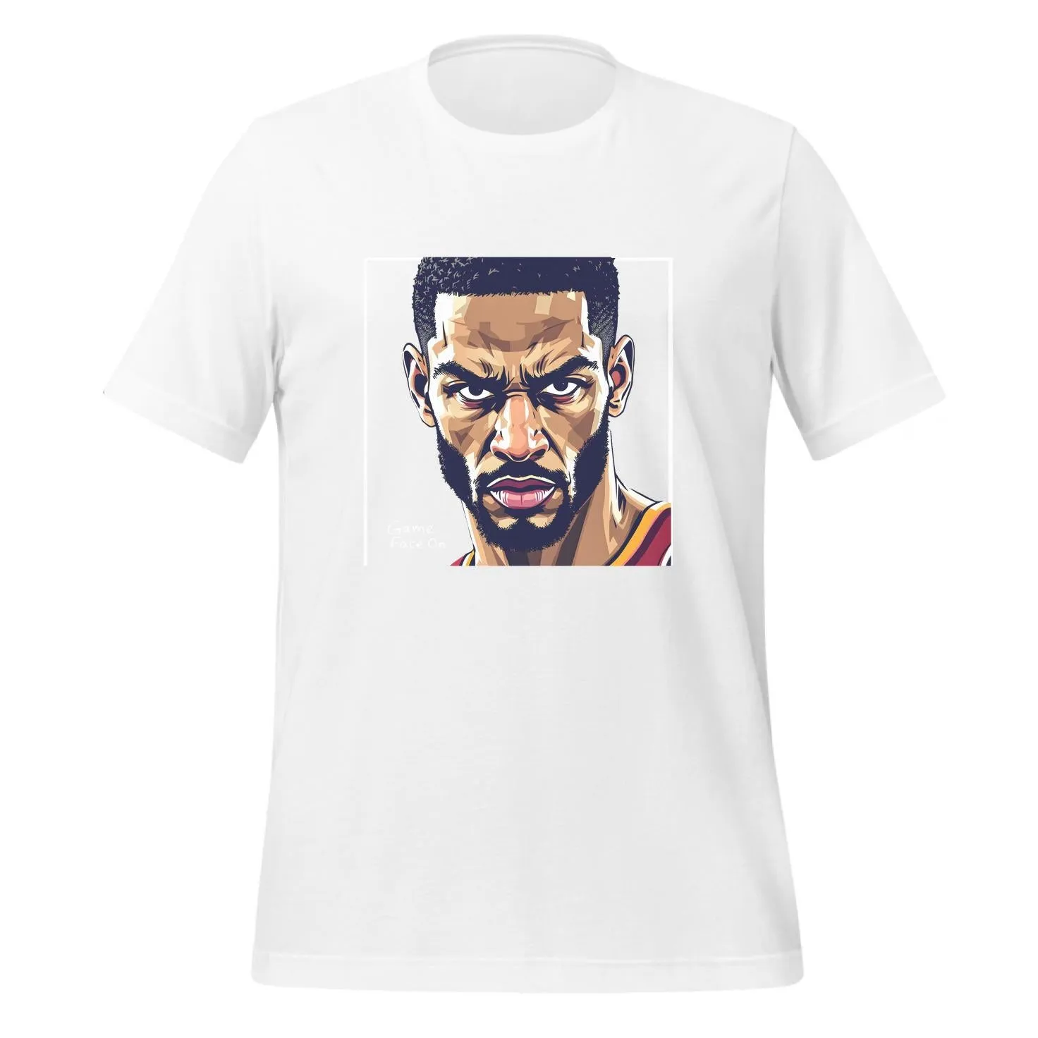 Game Face On Basketball Design | Classic T-Shirt (Unisex)