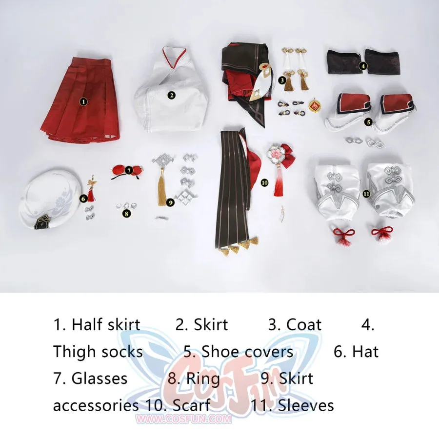 Genshin Impact Hu Tao Cosplay Costume C09313  AA