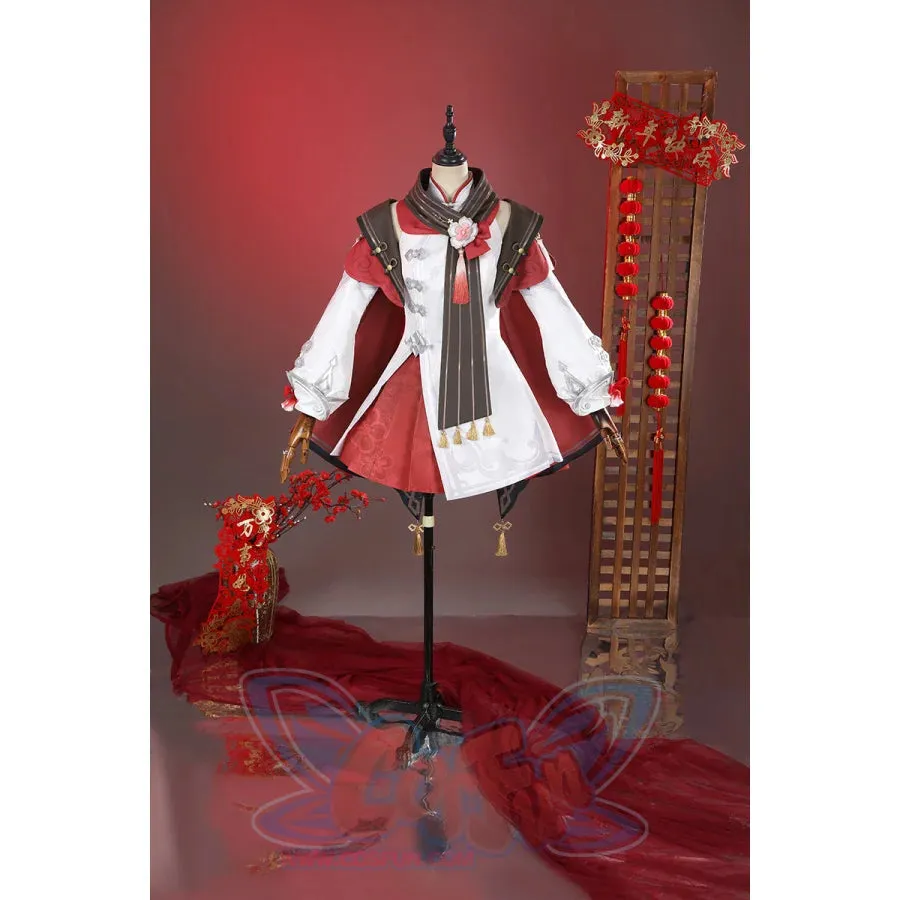 Genshin Impact Hu Tao Cosplay Costume C09313  AA
