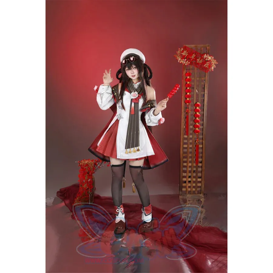 Genshin Impact Hu Tao Cosplay Costume C09313  AA