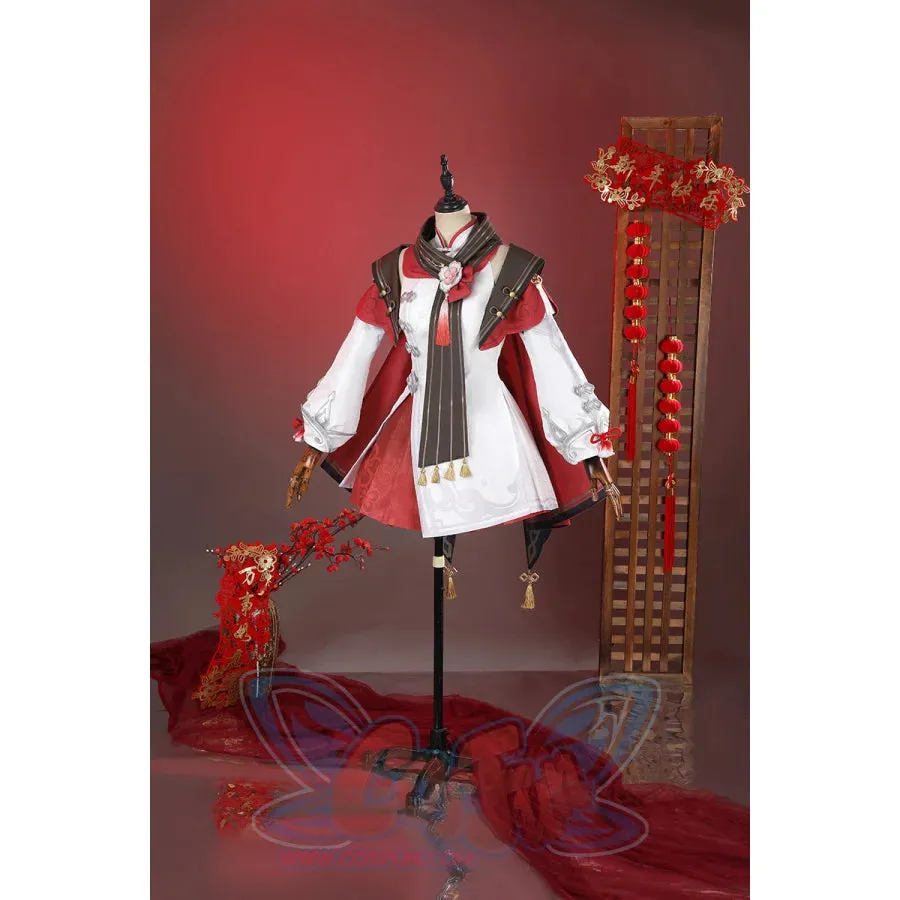 Genshin Impact Hu Tao Cosplay Costume C09313  AA