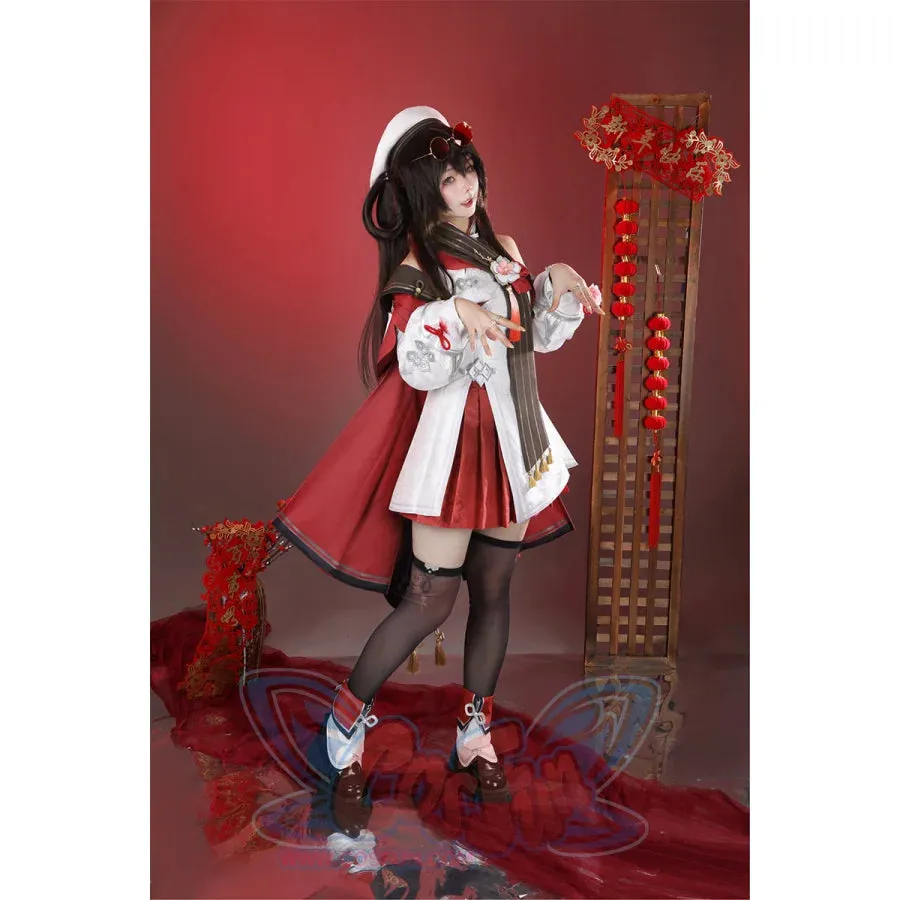 Genshin Impact Hu Tao Cosplay Costume C09313  AA