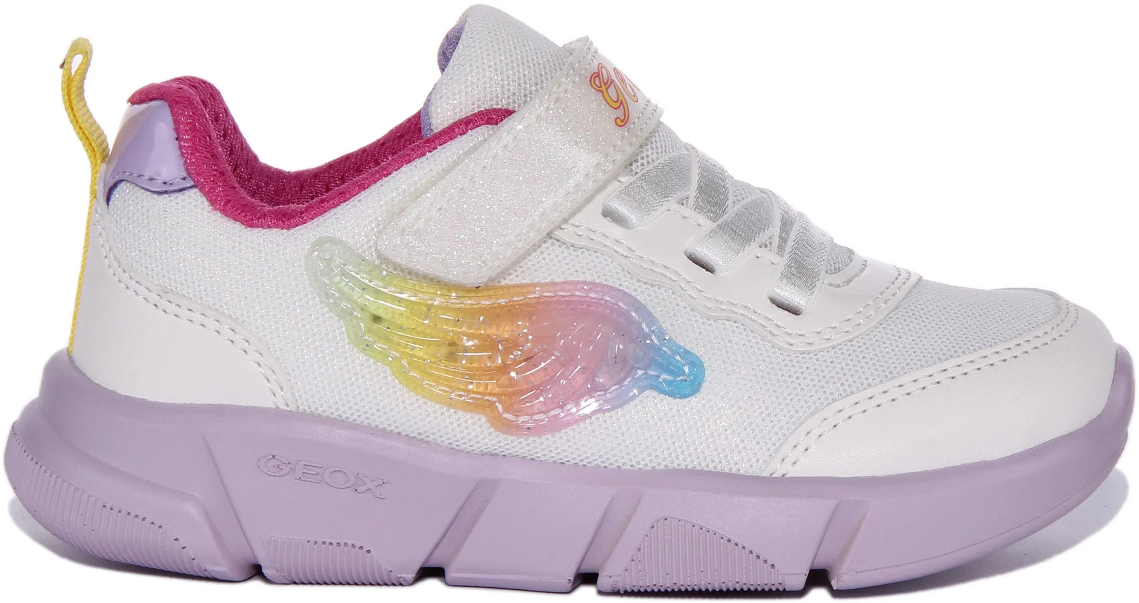 Geox J Aril G. D In White Pink For Infants