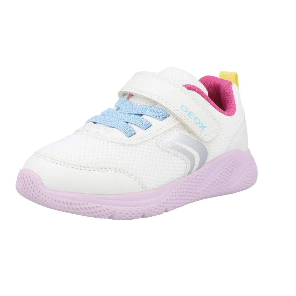 Geox Sprintye White Multicolored Junior Sneakers