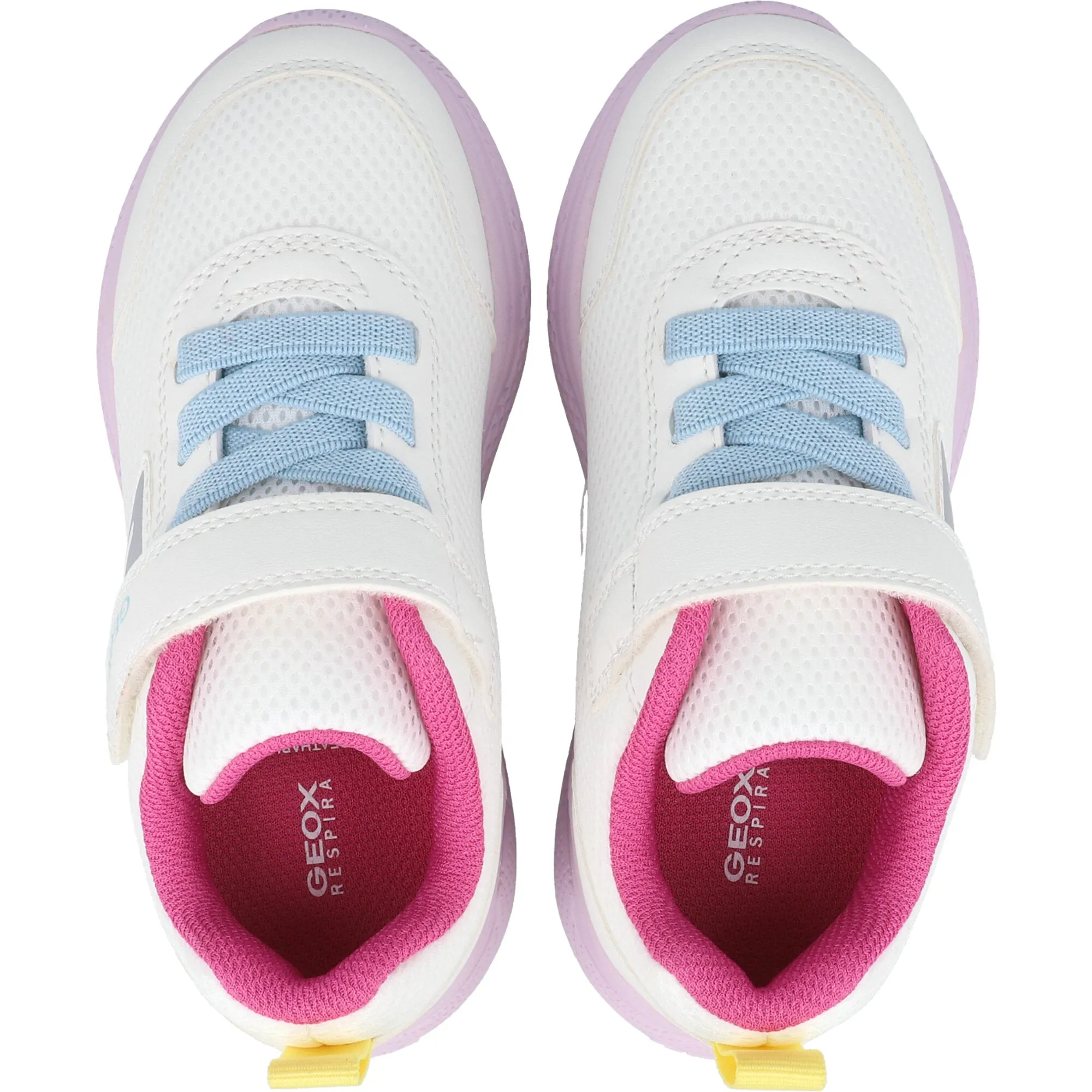 Geox Sprintye White Multicolored Junior Sneakers