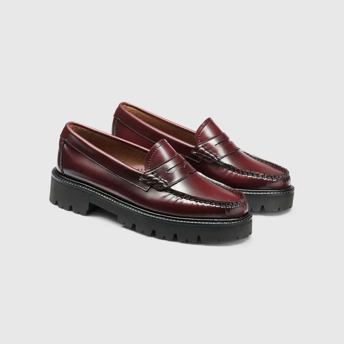 G.H. Bass Whitney Super Lug Loafers - Wine