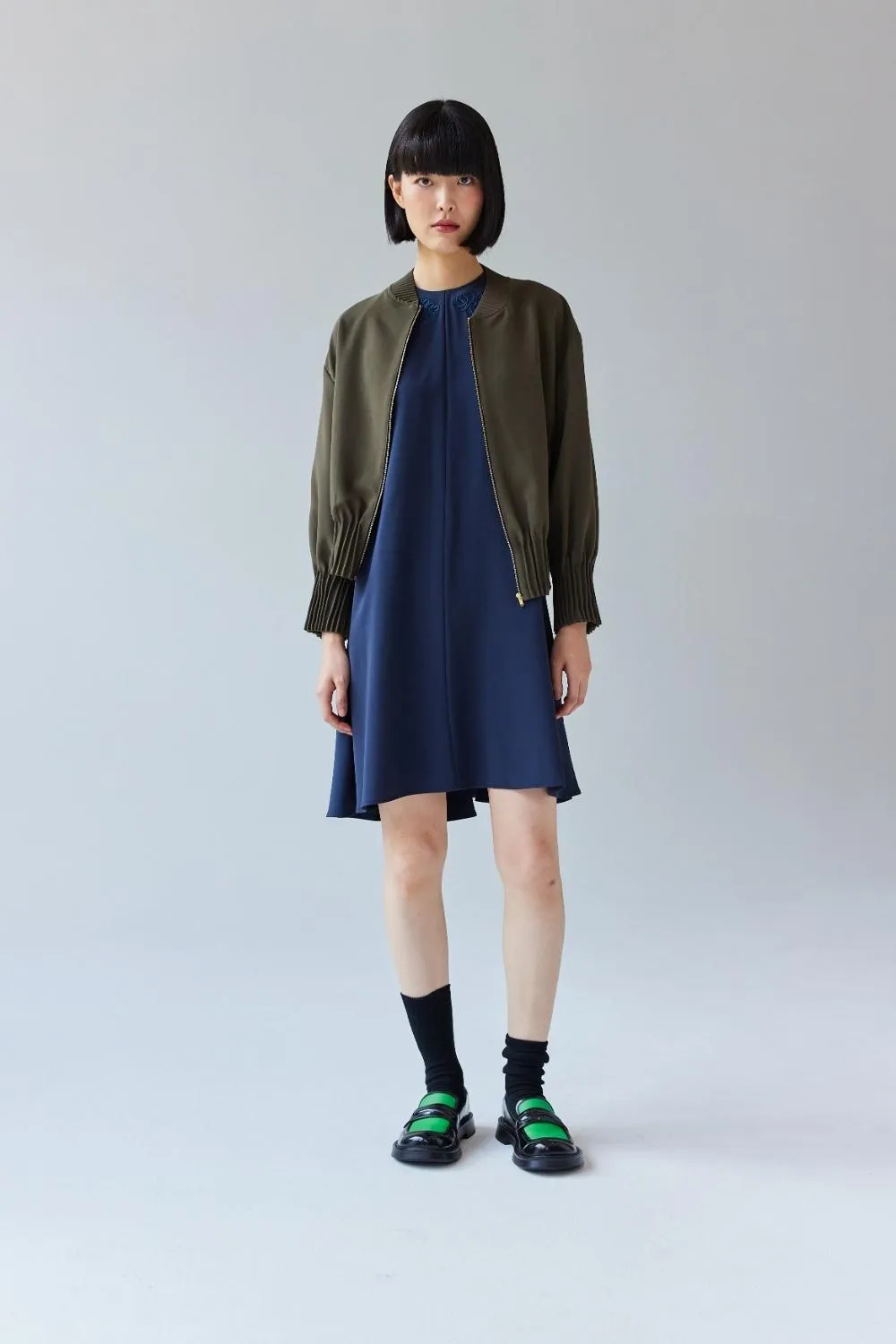 GIN LEE STUDIO | Ellie Dress | Navy
