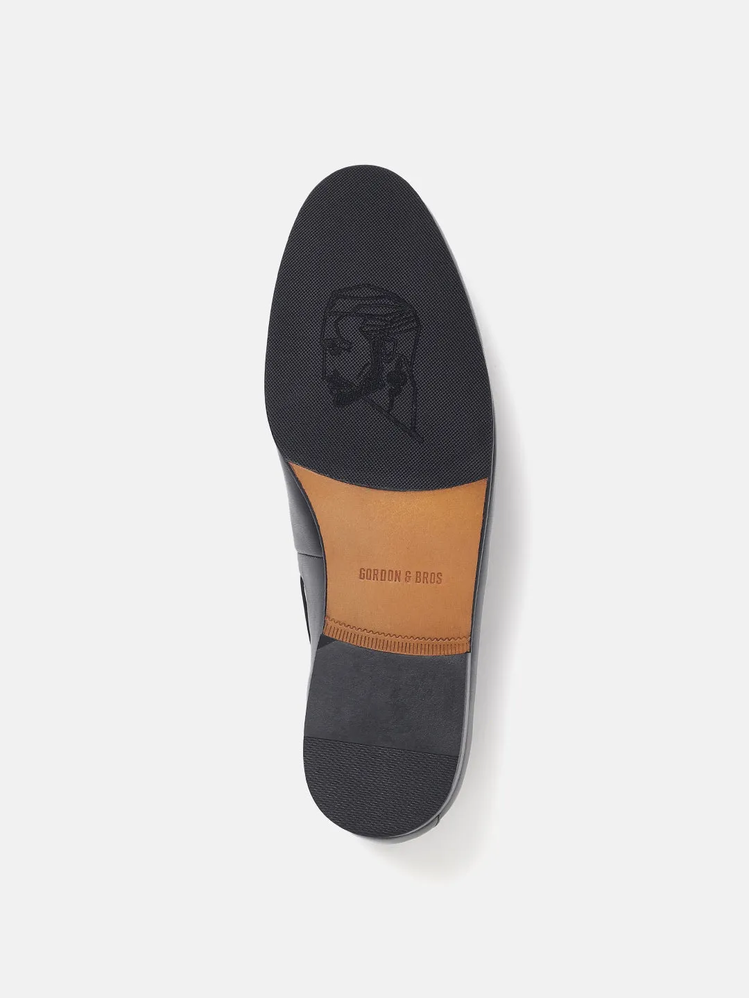 Gordon And Bros Antik Black Men Tassel Loafer