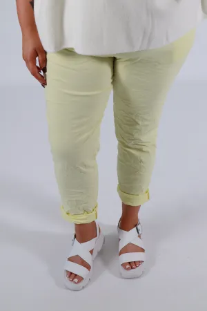 Grace Jogger in Yellow