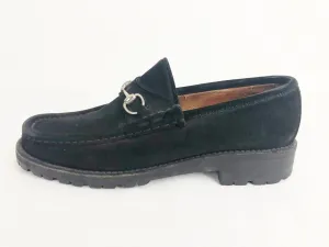 Gucci Suede Horse-Bit Loafer Size 9