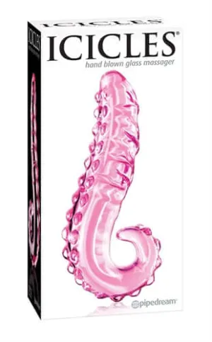 Hand Blown Glass Massager Icicles No 24