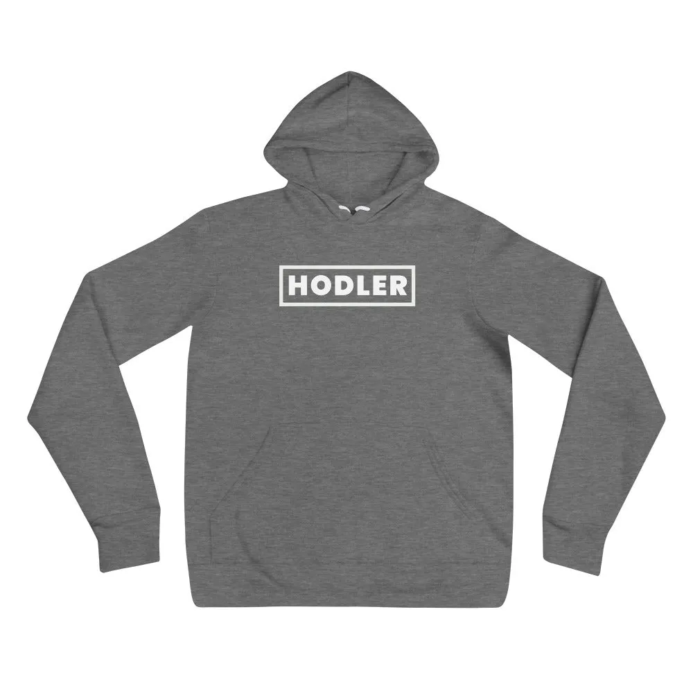 HODLER Bold Box Title - Crypto Hoodie