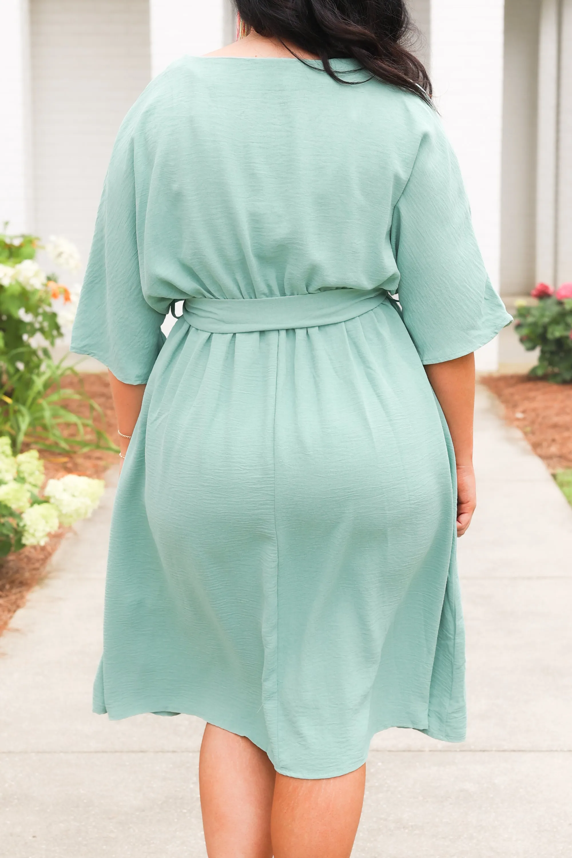 Hopelessly Yours Dress, Sage