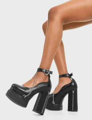 I Wanna Be Creeper Platform Heels