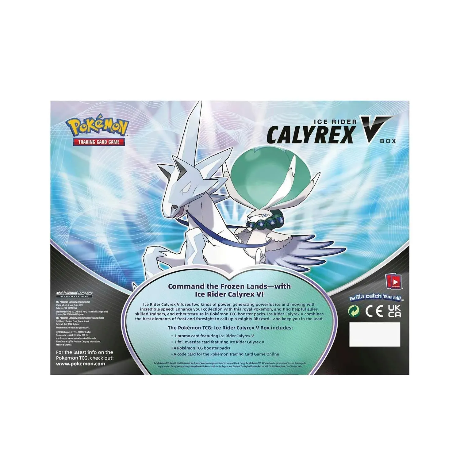 Ice Rider Calyrex V Box