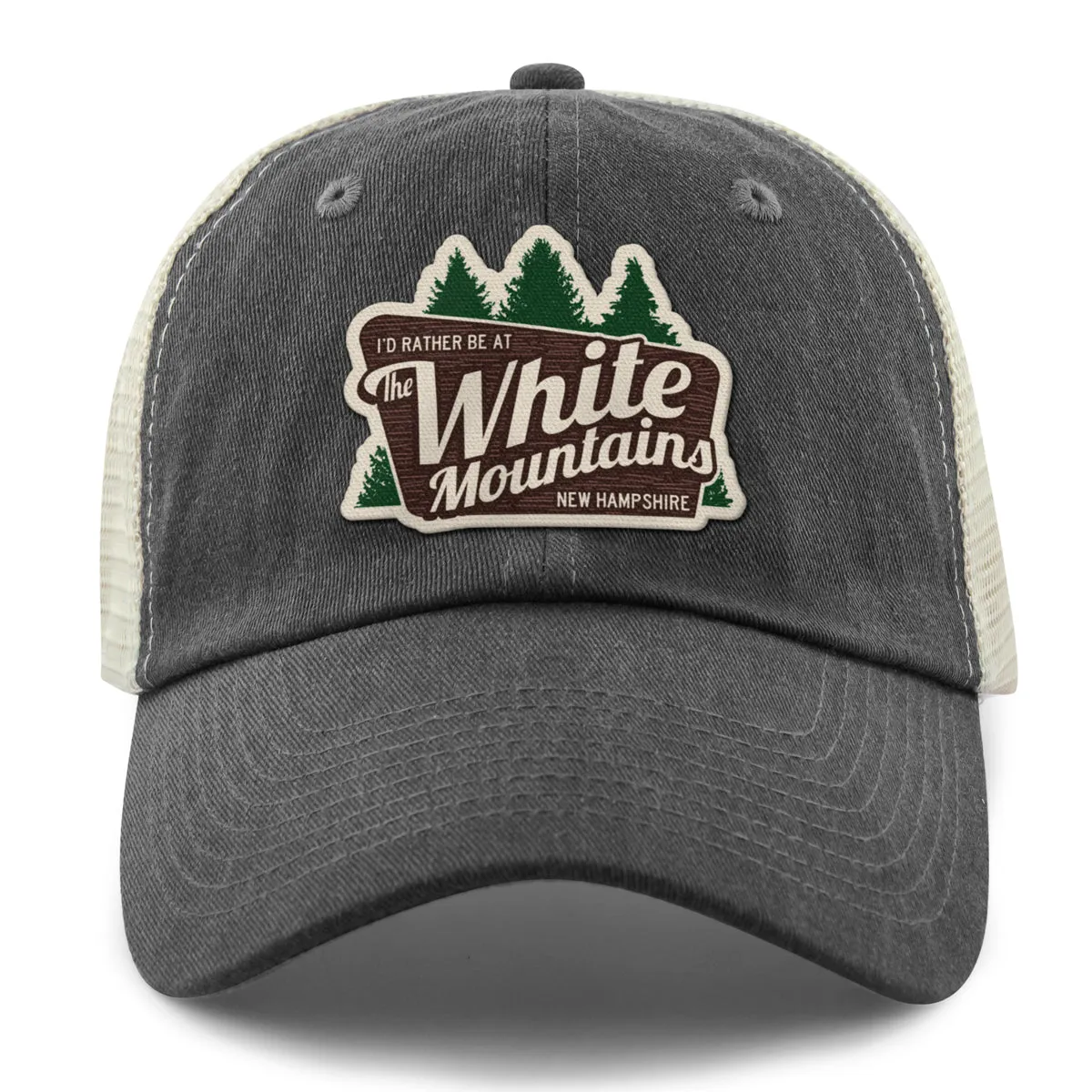 I'd Rather Be At The White Mountains Relaxed Trucker