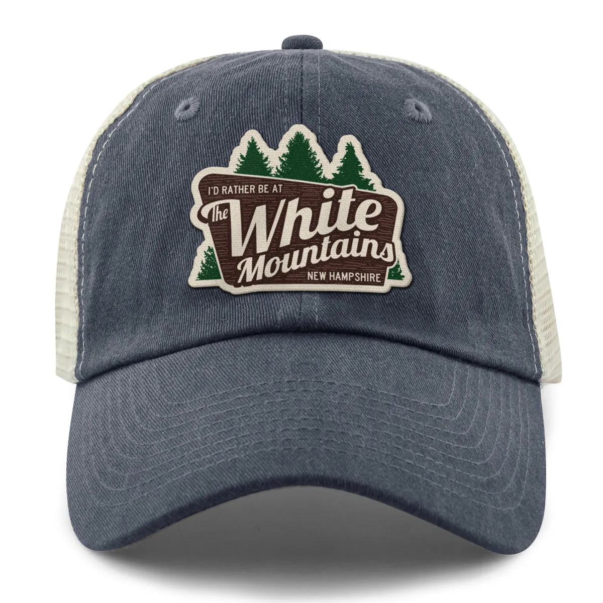 I'd Rather Be At The White Mountains Relaxed Trucker