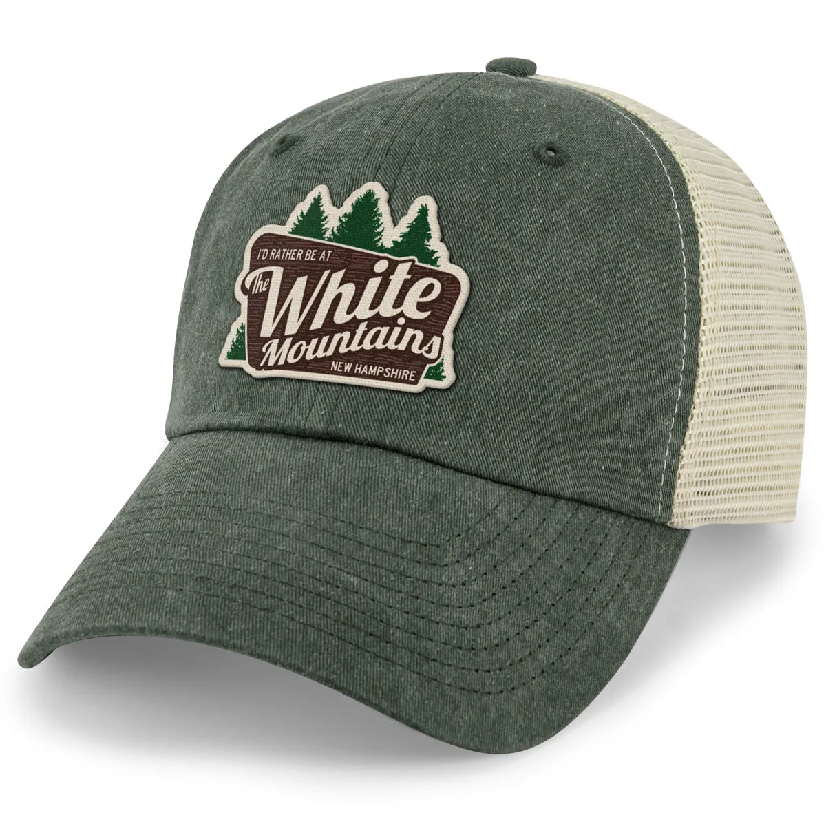 I'd Rather Be At The White Mountains Relaxed Trucker
