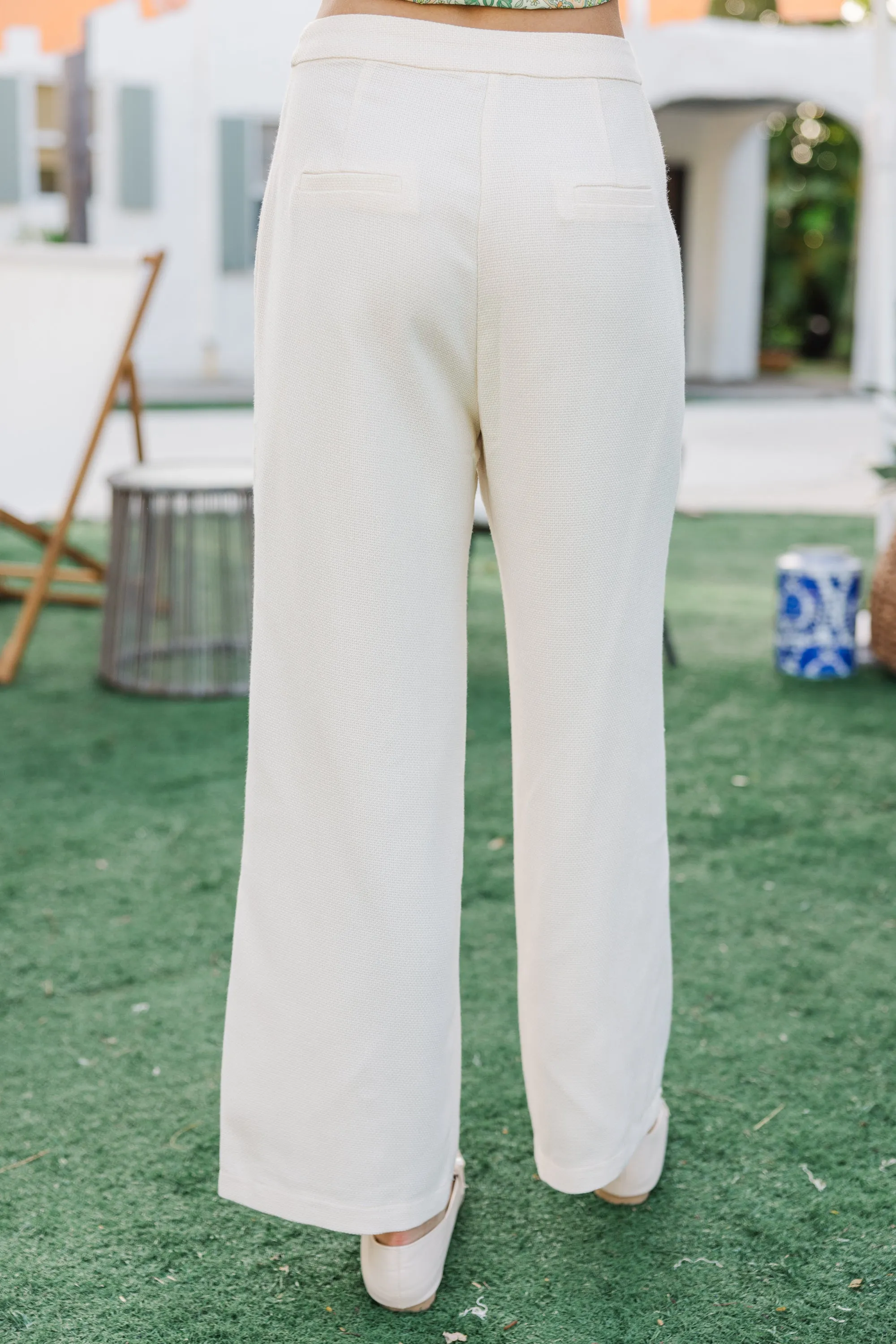 In The Meantime Cream Pants
