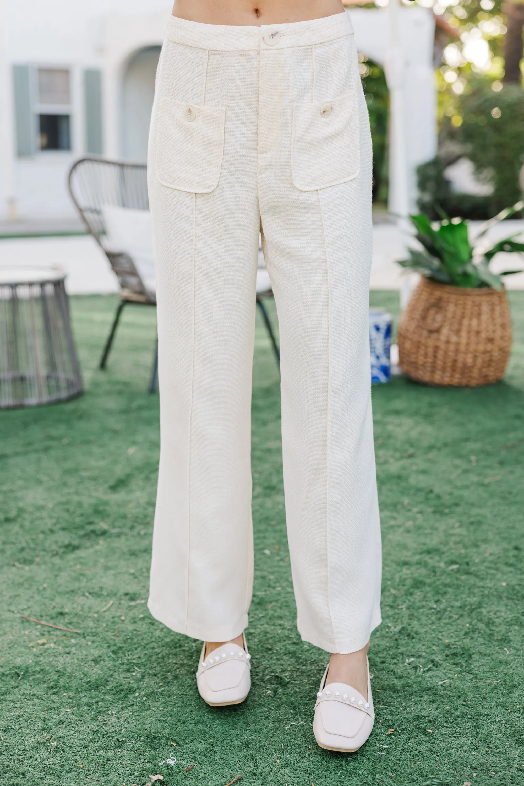 In The Meantime Cream Pants