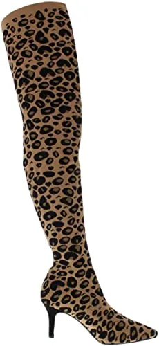 INC International Concepts Womens BRIELLAF Fabric Pointed Toe, Leopard, Size 6.5