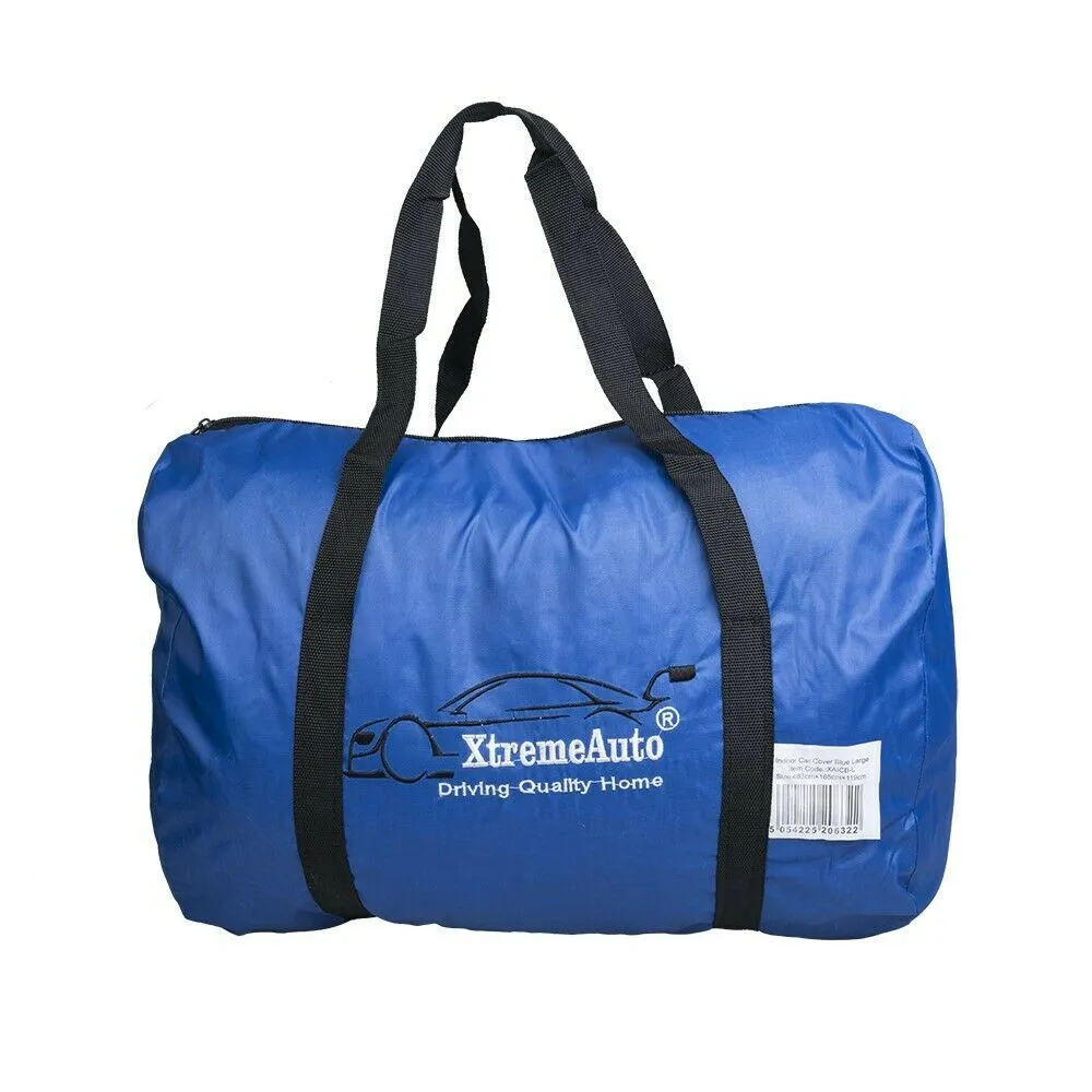 Indoor Universal Large Blue Car Cover Breathable Super Soft Plush 483X165X119Cm