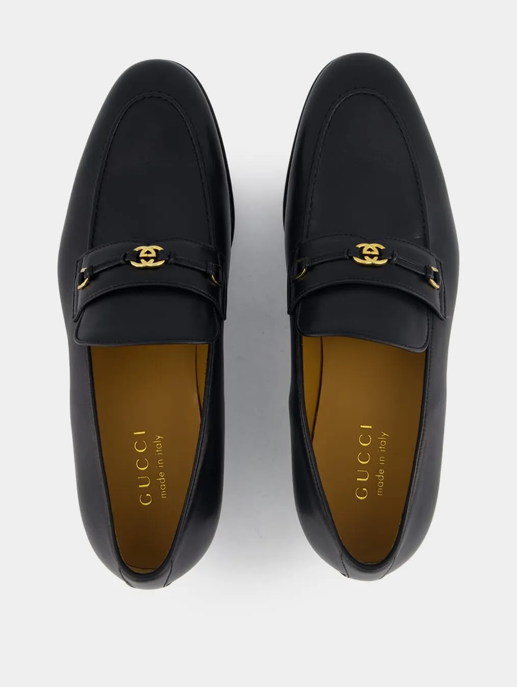 Interlocking G Leather Loafers