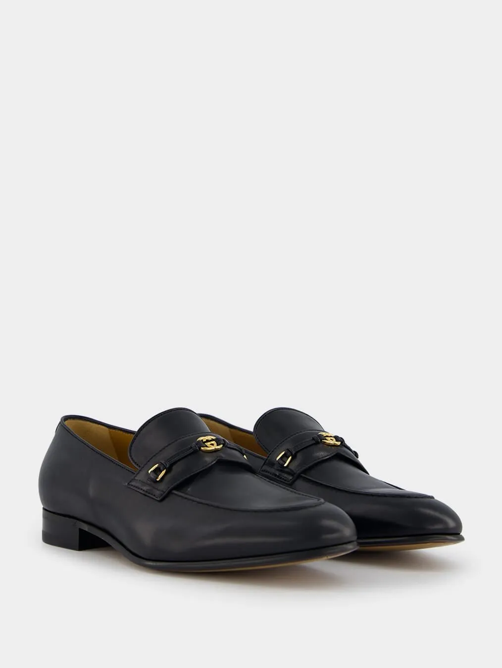 Interlocking G Leather Loafers