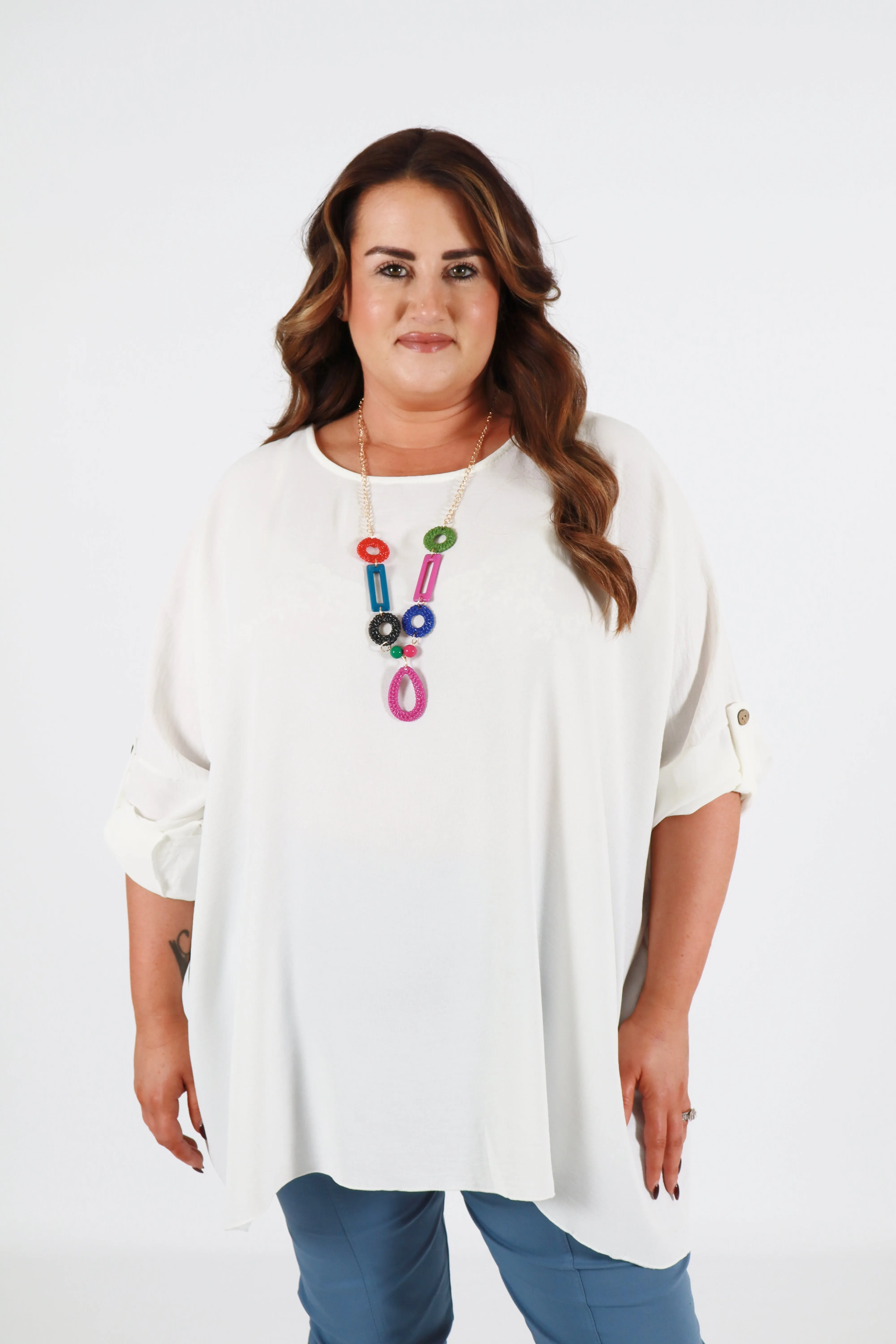 Jolene Blouse in Cream