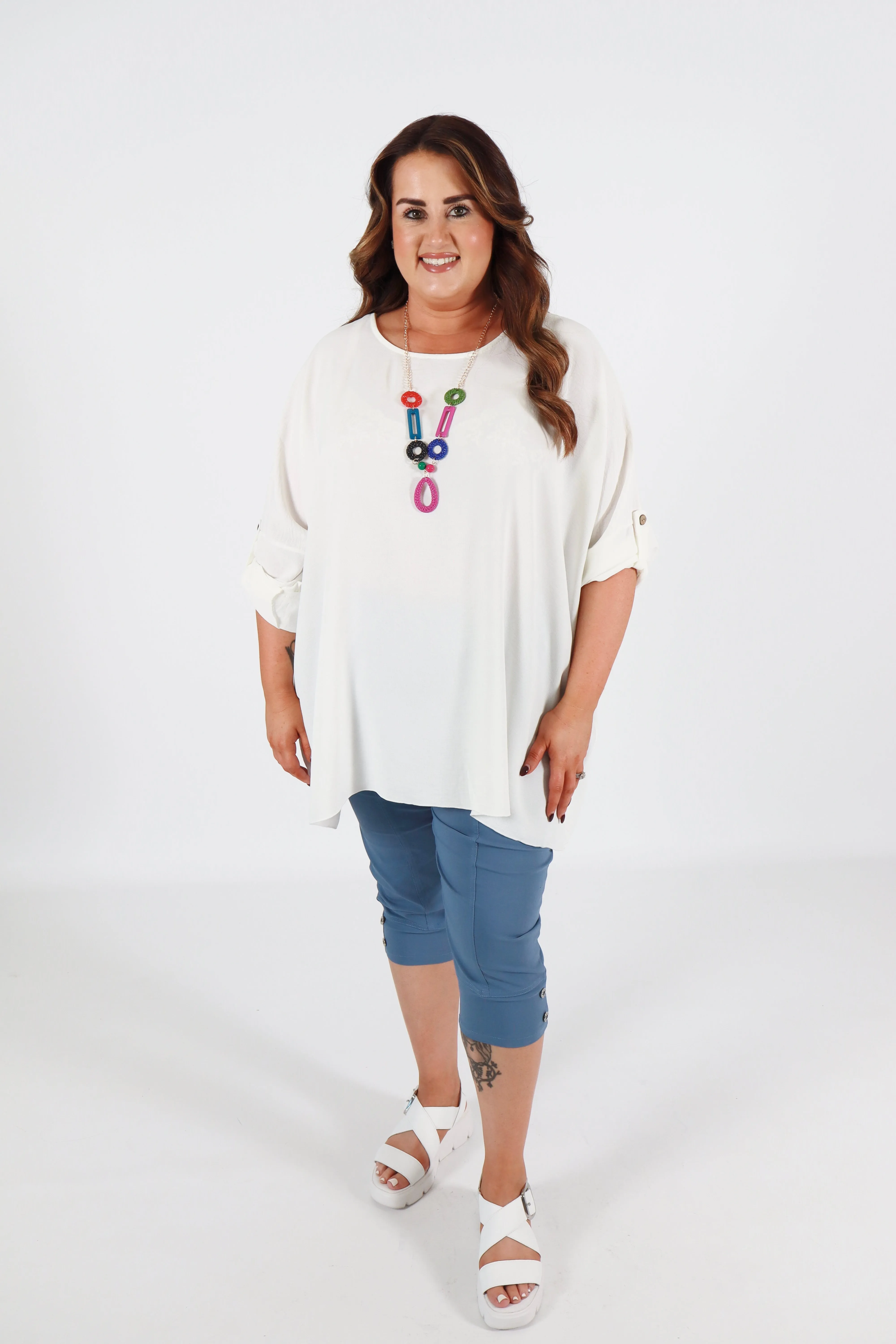 Jolene Blouse in Cream
