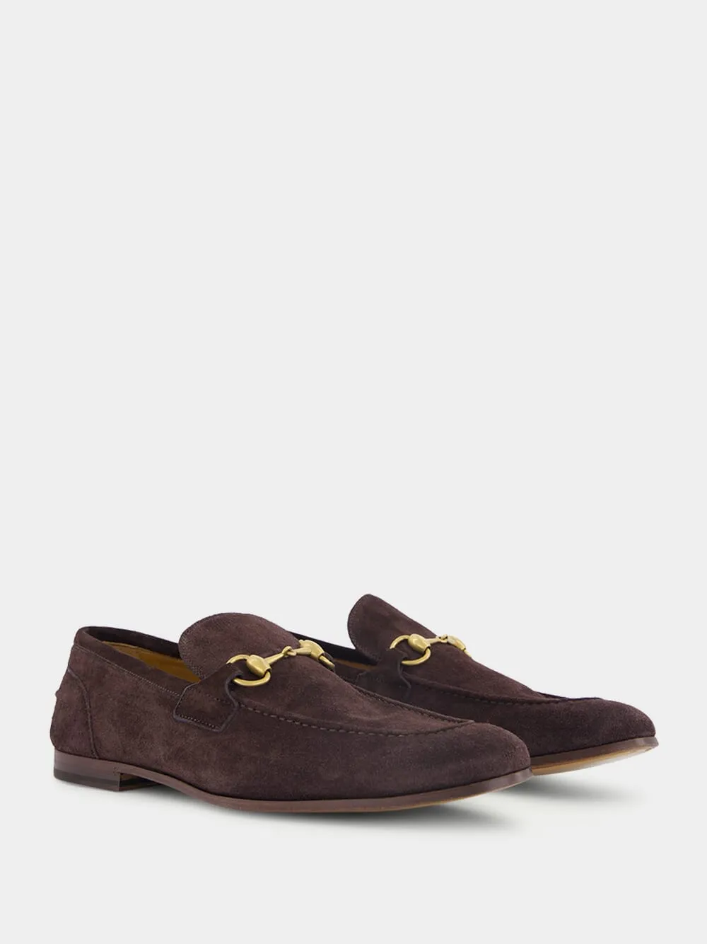 Jordaan Dark Brown Suede Loafers