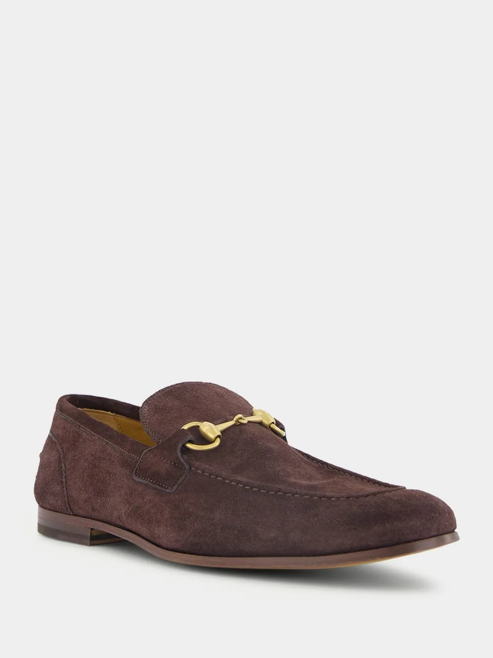Jordaan Dark Brown Suede Loafers