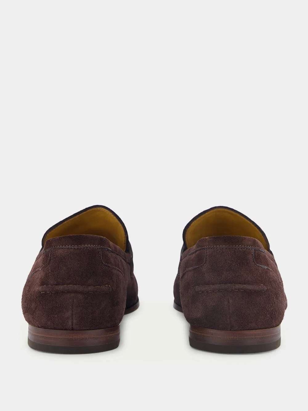 Jordaan Dark Brown Suede Loafers