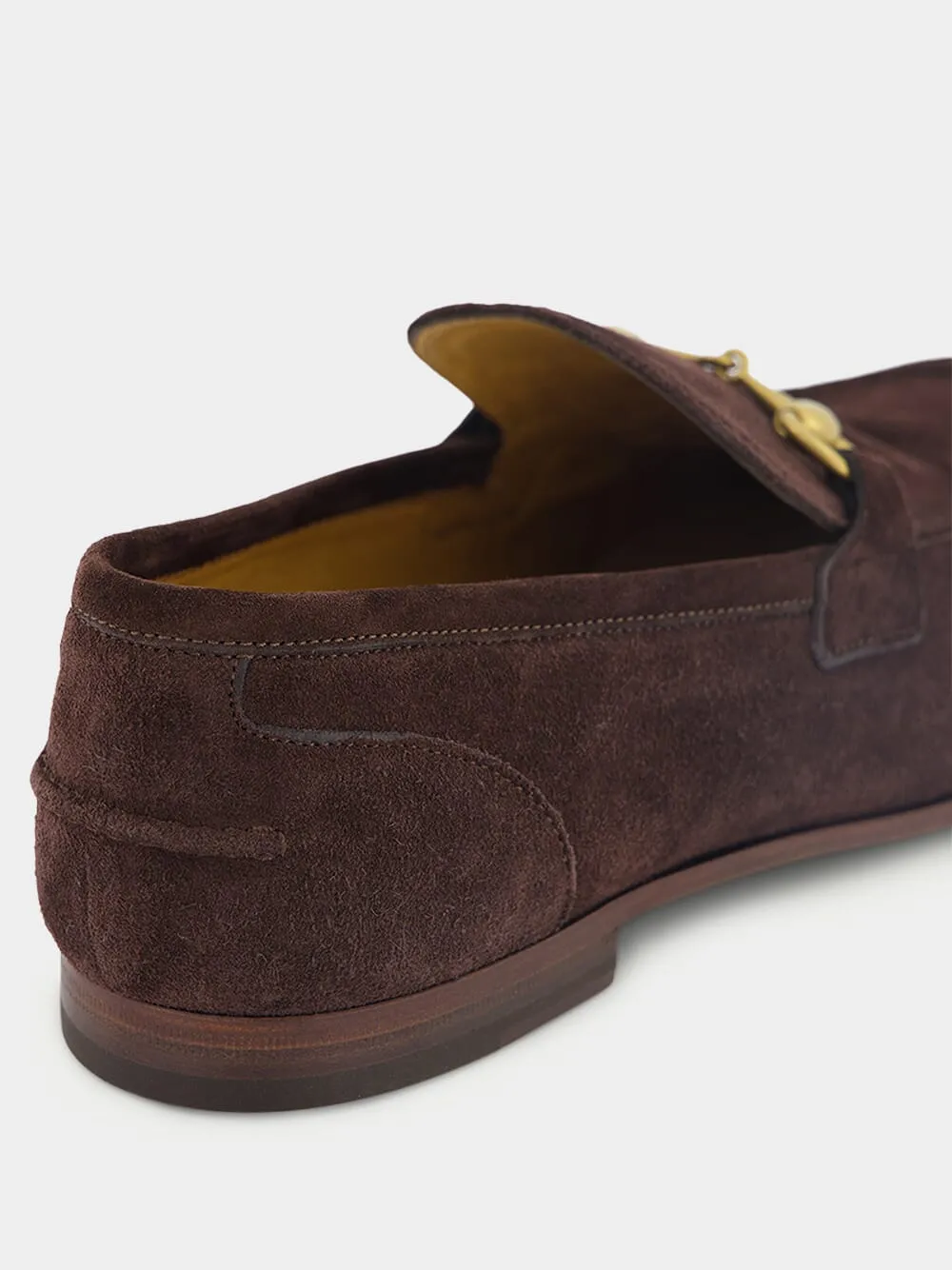 Jordaan Dark Brown Suede Loafers