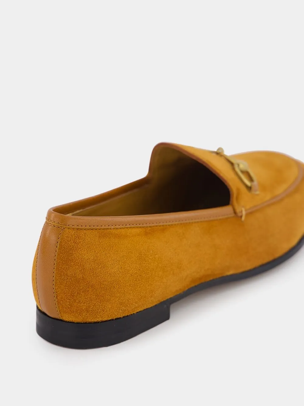 Jordaan Horsebit-Detail Suede Loafers