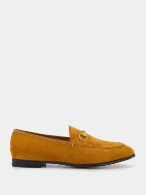 Jordaan Horsebit-Detail Suede Loafers