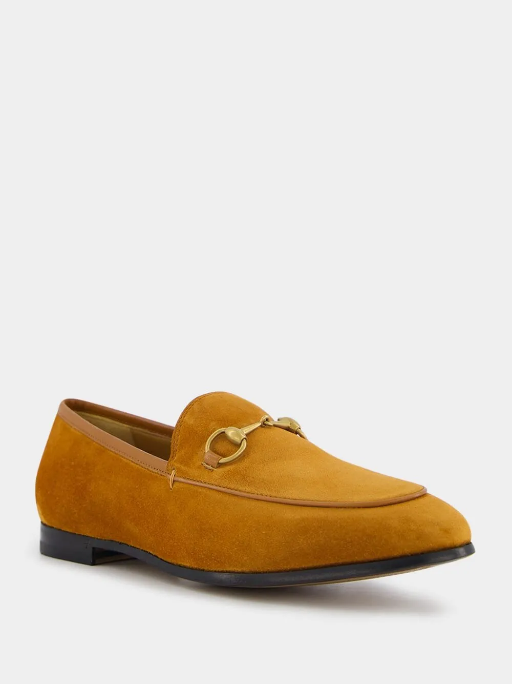 Jordaan Horsebit-Detail Suede Loafers