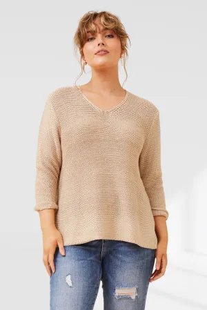 Karina Knit Jumper - Nougat