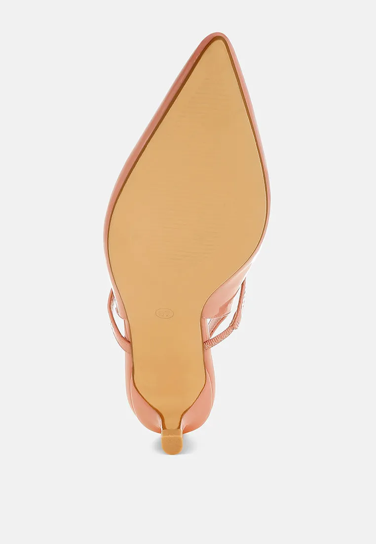 Kitten Heel Slingback Sandals By RAG