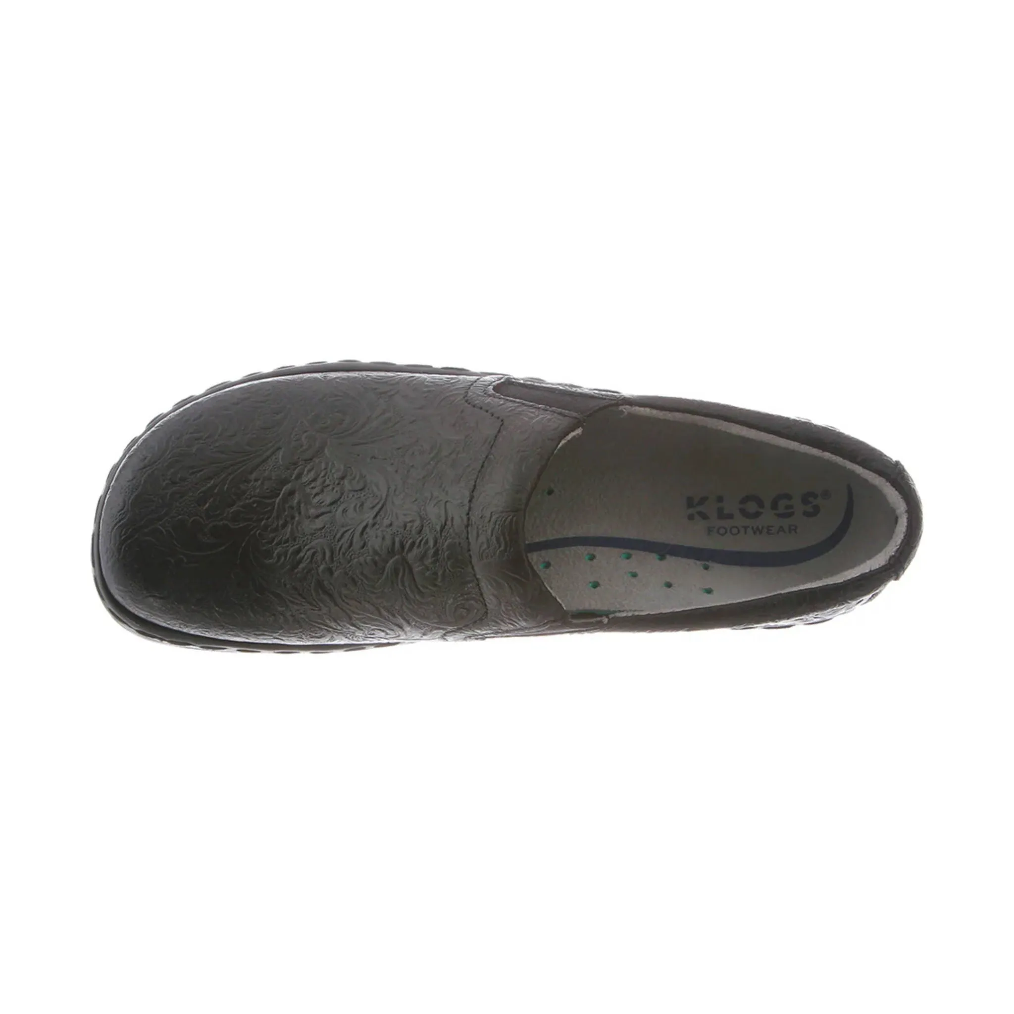 Klogs Women's Naples - Black Tooled