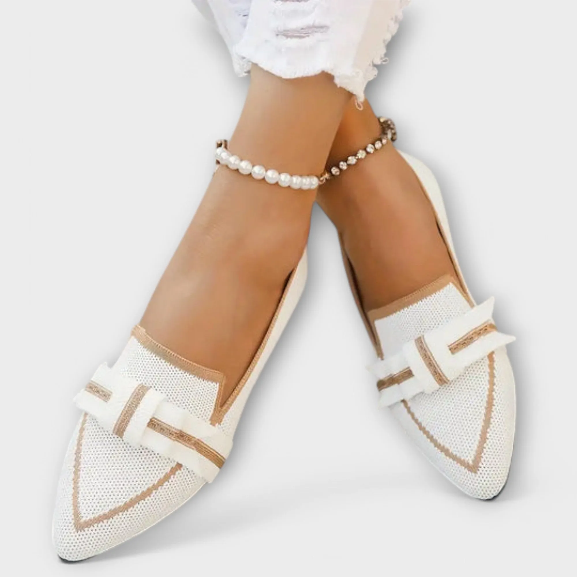 Knotted Design Flat Shoes