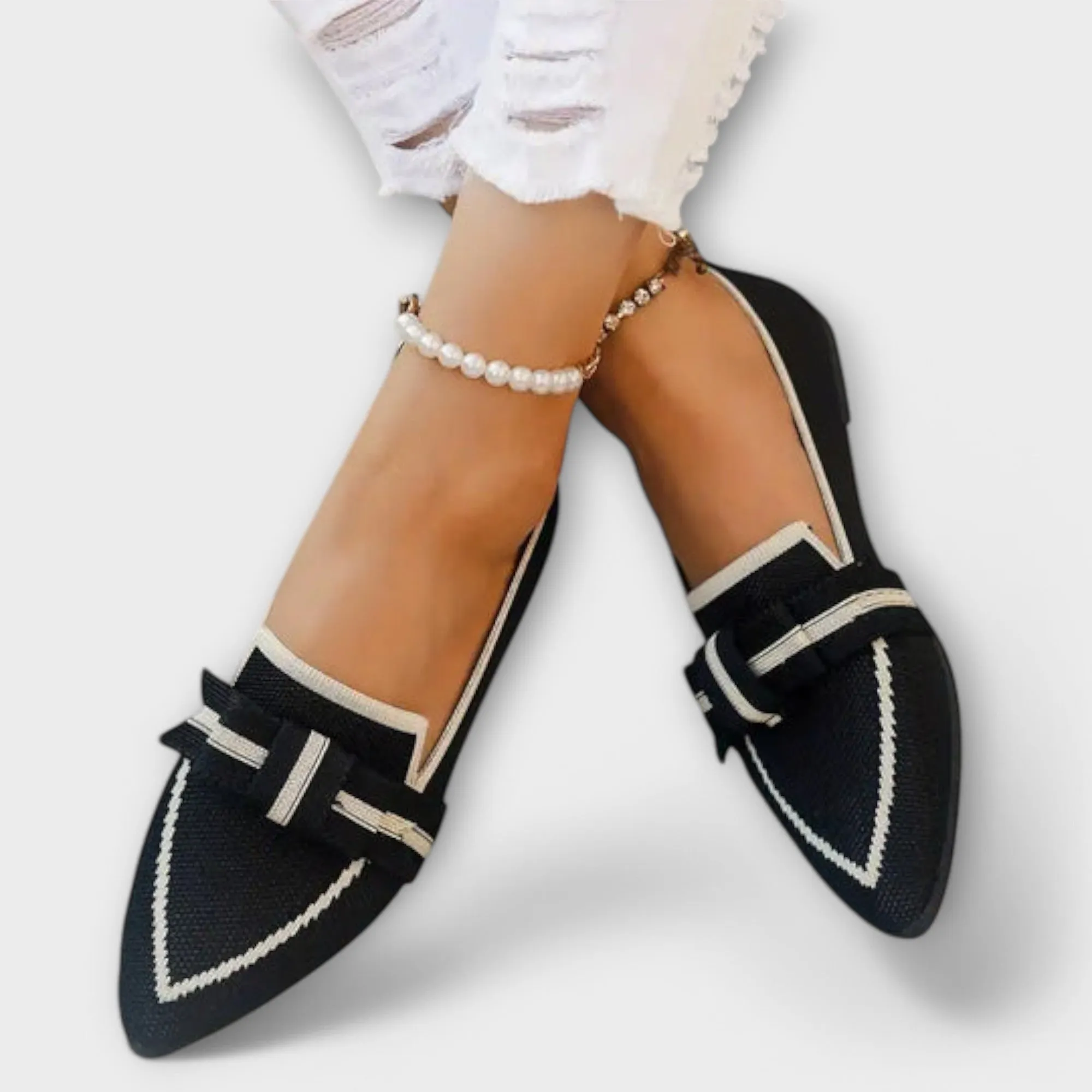 Knotted Design Flat Shoes